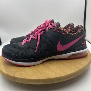 Nike Womens Running Shoes Sculpt TR2 Sz 7.5 Black Pink 724865-007 Workout